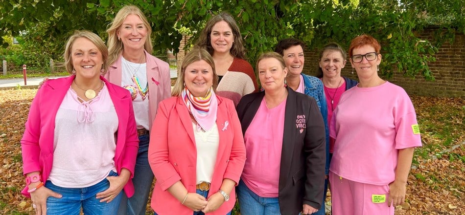Une touche de rose au CPAS !