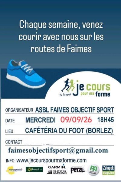je cours pour ma forme 09/09/2026